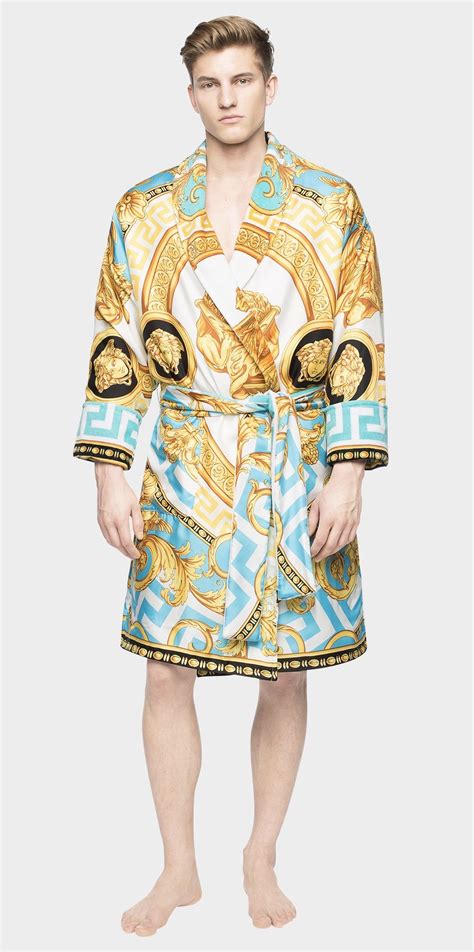 kimono versace|men's versace bathrobe.